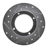 R1 Concepts 1973-1979 Honda Civic Front Left Drilled & Slotted Silver Brake Rotor by R1 Concepts 631-59000L
