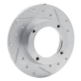 R1 Concepts 1973-1979 Honda Civic Front Right Drilled & Slotted Silver Brake Rotor by R1 Concepts 631-59000R