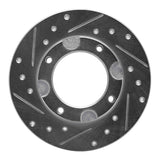 R1 Concepts 1976-1981 Honda Accord Hatchback Front Left Drilled & Slotted Silver Brake Rotor by R1 Concepts 631-59002L