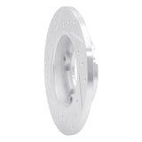 R1 Concepts 1976-1981 Honda Accord Coupe Front Right Drilled & Slotted Silver Brake Rotor by R1 Concepts 631-59002R