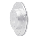 R1 Concepts 1983-1987 Honda Prelude Front Left Drilled & Slotted Silver Brake Rotor by R1 Concepts 631-59003L