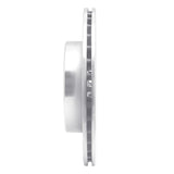 R1 Concepts 1984-2006 Honda Civic Hatchback Front Right Drilled & Slotted Silver Brake Rotor by R1 Concepts 631-59005R
