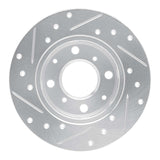 R1 Concepts 1979-1983 Honda Civic Hatchback Front Right Drilled & Slotted Silver Brake Rotor by R1 Concepts 631-59008R