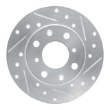 R1 Concepts 1979-1983 Honda Civic Hatchback Front Right Drilled & Slotted Silver Brake Rotor by R1 Concepts 631-59008R