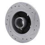 R1 Concepts 1984-1987 Honda Prelude Rear Left Drilled & Slotted Silver Brake Rotor by R1 Concepts 631-59010L