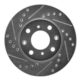R1 Concepts 1984-1990 Honda Accord Hatchback Front Left Drilled & Slotted Silver Brake Rotor by R1 Concepts 631-59011L