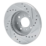 R1 Concepts 1984-1990 Honda Accord Hatchback Front Left Drilled & Slotted Silver Brake Rotor by R1 Concepts 631-59011L
