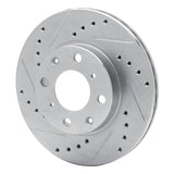R1 Concepts 1986-1991 Acura Integra Front Left Drilled & Slotted Silver Brake Rotor by R1 Concepts 631-59012L