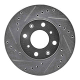 R1 Concepts 1986-1991 Acura Integra Front Left Drilled & Slotted Silver Brake Rotor by R1 Concepts 631-59012L