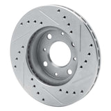 R1 Concepts 1986-1991 Acura Integra Front Left Drilled & Slotted Silver Brake Rotor by R1 Concepts 631-59012L