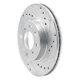 R1 Concepts 1986-1991 Acura Integra Front Right Drilled & Slotted Silver Brake Rotor by R1 Concepts 631-59012R