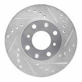 R1 Concepts 1986-1991 Acura Integra Front Right Drilled & Slotted Silver Brake Rotor by R1 Concepts 631-59012R