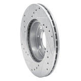 R1 Concepts 1986-1991 Acura Integra Front Right Drilled & Slotted Silver Brake Rotor by R1 Concepts 631-59012R