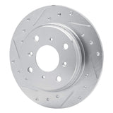 R1 Concepts 1986-1996 Acura Legend Rear Left Drilled & Slotted Silver Brake Rotor by R1 Concepts 631-59013L
