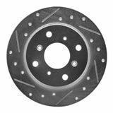 R1 Concepts 1986-1996 Acura Legend Rear Left Drilled & Slotted Silver Brake Rotor by R1 Concepts 631-59013L