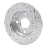 R1 Concepts 1986-1996 Acura Legend Rear Left Drilled & Slotted Silver Brake Rotor by R1 Concepts 631-59013L