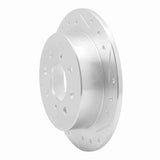 R1 Concepts 1988-2001 Acura Integra Rear Right Drilled & Slotted Silver Brake Rotor by R1 Concepts 631-59014R