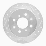 R1 Concepts 1988-2001 Acura Integra Rear Right Drilled & Slotted Silver Brake Rotor by R1 Concepts 631-59014R
