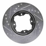 R1 Concepts 1990-1997 Acura CL Front Right Drilled & Slotted Silver Brake Rotor by R1 Concepts 631-59017R