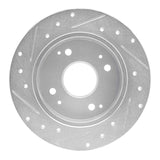 R1 Concepts 1992-1997 Acura CL Rear Right Drilled & Slotted Silver Brake Rotor by R1 Concepts 631-59019R