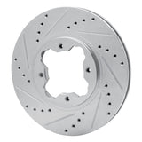 R1 Concepts 1991-1997 Acura CL Front Left Drilled & Slotted Silver Brake Rotor by R1 Concepts 631-59020L