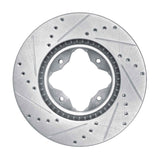 R1 Concepts 1991-1997 Acura CL Front Right Drilled & Slotted Silver Brake Rotor by R1 Concepts 631-59020R