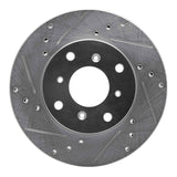 R1 Concepts 1992-1996 Honda Prelude Front Left Drilled & Slotted Silver Brake Rotor by R1 Concepts 631-59021L