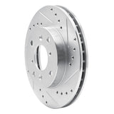 R1 Concepts 1998-2002 Acura CL Front Right Drilled & Slotted Silver Brake Rotor by R1 Concepts 631-59023R