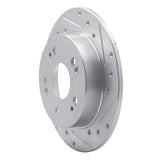 R1 Concepts 1997-2015 Acura ILX Rear Right Drilled & Slotted Silver Brake Rotor by R1 Concepts 631-59024R
