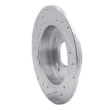 R1 Concepts 1997-2015 Acura ILX Rear Right Drilled & Slotted Silver Brake Rotor by R1 Concepts 631-59024R