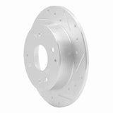 R1 Concepts 1998-2002 Acura CL Rear Right Drilled & Slotted Silver Brake Rotor by R1 Concepts 631-59025R