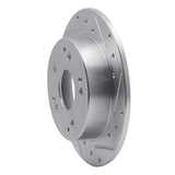 R1 Concepts 1997-2006 Acura RSX Rear Right Drilled & Slotted Silver Brake Rotor by R1 Concepts 631-59026R