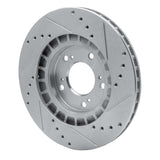 R1 Concepts 2000-2009 Honda S2000 Front Left Drilled & Slotted Silver Brake Rotor by R1 Concepts 631-59027L