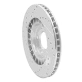 R1 Concepts 2000-2009 Honda S2000 Front Right Drilled & Slotted Silver Brake Rotor by R1 Concepts 631-59027R