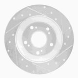 R1 Concepts 2000-2009 Honda S2000 Rear Left Drilled & Slotted Silver Brake Rotor by R1 Concepts 631-59028L