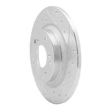 R1 Concepts 2000-2009 Honda S2000 Rear Right Drilled & Slotted Silver Brake Rotor by R1 Concepts 631-59028R