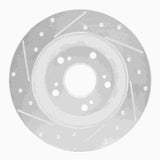 R1 Concepts 2000-2009 Honda S2000 Rear Right Drilled & Slotted Silver Brake Rotor by R1 Concepts 631-59028R