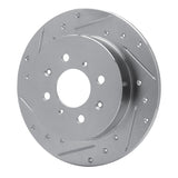 R1 Concepts 2001-2005 Acura EL Rear Left Drilled & Slotted Silver Brake Rotor by R1 Concepts 631-59031L