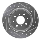 R1 Concepts 2001-2005 Acura EL Rear Left Drilled & Slotted Silver Brake Rotor by R1 Concepts 631-59031L