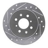 R1 Concepts 2001-2005 Acura EL Rear Left Drilled & Slotted Silver Brake Rotor by R1 Concepts 631-59031L
