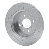 R1 Concepts 2001-2005 Acura EL Rear Left Drilled & Slotted Silver Brake Rotor by R1 Concepts 631-59031L