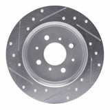 R1 Concepts 2001-2005 Acura EL Rear Right Drilled & Slotted Silver Brake Rotor by R1 Concepts 631-59031R