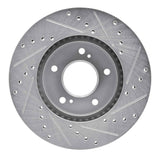 R1 Concepts 1991-2001 Acura TL Front Left Drilled & Slotted Silver Brake Rotor by R1 Concepts 631-59040L
