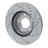R1 Concepts 1991-2001 Acura TL Front Left Drilled & Slotted Silver Brake Rotor by R1 Concepts 631-59040L