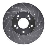 R1 Concepts 1991-2001 Acura Integra Front Right Drilled & Slotted Silver Brake Rotor by R1 Concepts 631-59040R