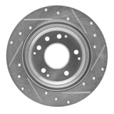 R1 Concepts 1991-1999 Acura RL Rear Left Drilled & Slotted Silver Brake Rotor by R1 Concepts 631-59041L