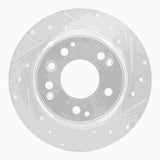 R1 Concepts 1991-1999 Acura RL Rear Right Drilled & Slotted Silver Brake Rotor by R1 Concepts 631-59041R