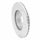 R1 Concepts 1998-2022 Acura CSX Front Right Drilled & Slotted Silver Brake Rotor by R1 Concepts 631-59042R