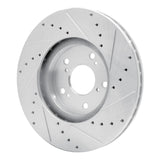 R1 Concepts 1999-2014 Acura MDX Front Left Drilled & Slotted Silver Brake Rotor by R1 Concepts 631-59043L