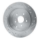R1 Concepts 2001-2008 Acura MDX Rear Left Drilled & Slotted Silver Brake Rotor by R1 Concepts 631-59044L